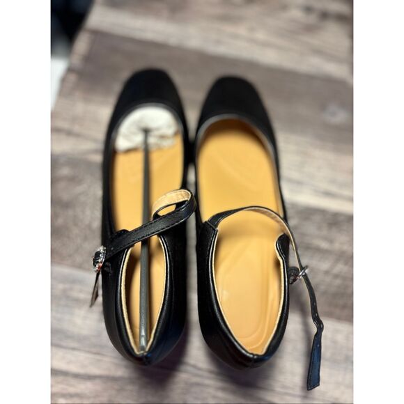Black Mary Jane Low Heel Dress Shoes – Size 40 - Picture 4 of 4